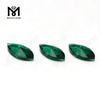 cor verde esmeralda sintética marquise nano pedra preciosa solta