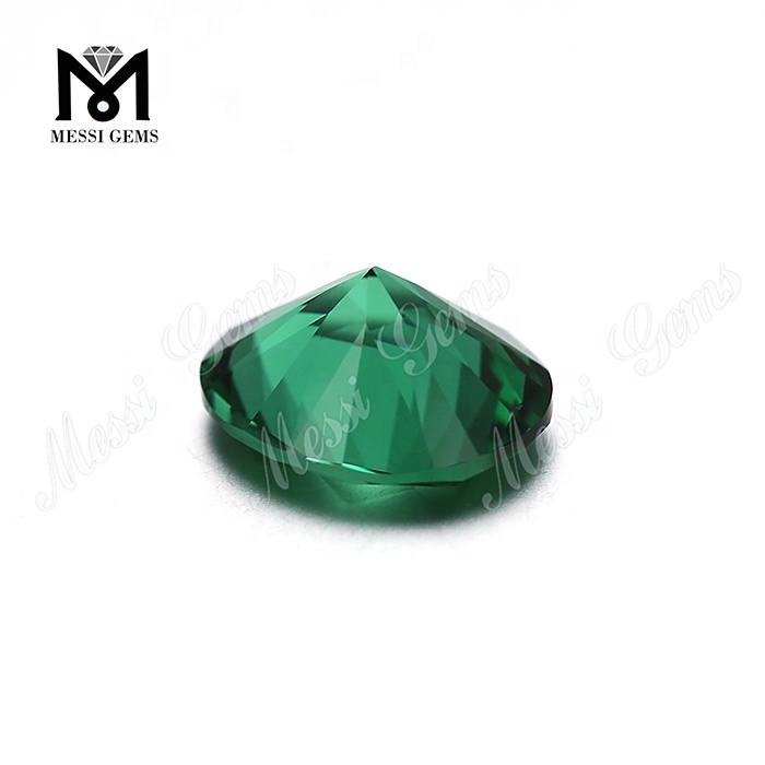 Pedra Nanosital de cor verde oval 10*12mm
