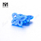 Pedra de opala sintética azul em formato de borboleta de alta qualidade 11 x 15 x 2,5 mm