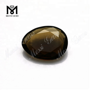 Pedra de vidro âmbar preço barato cor decoração de pedras preciosas de vidro