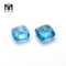 Almofada Topázio Azul Corte Flor 11*11mm Pedras Preciosas Naturais Soltas
