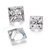 Atacado def moissanite diamante branco corte princesa 5,5x5,5mm por quilate preço solto moissanite
