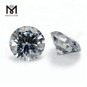 1 quilate Moissanites moissanite diamante Pedras Redondos Corte Brilhante Moissanites Cinzentas