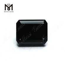 Preço de fábrica solto octógono corte moissanite preço diamante pedra preciosa moissanites preto para anel