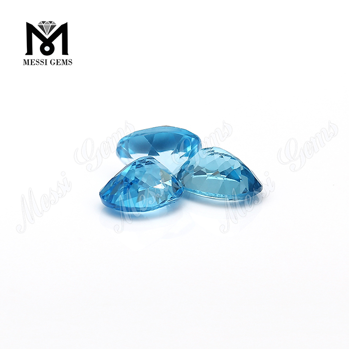 Pedras soltas de corte oval natural topázio azul preço por quilate