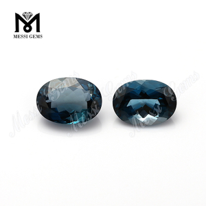 Pedras ásperas de topázio cortado oval natural preço por quilate topázio azul londres