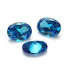 Pedras de zircônia cúbicas ásperas ovais 13X18mm Aqua Blue ásperas