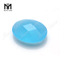 pedras de vidro decorativas em forma de almofada azul opala