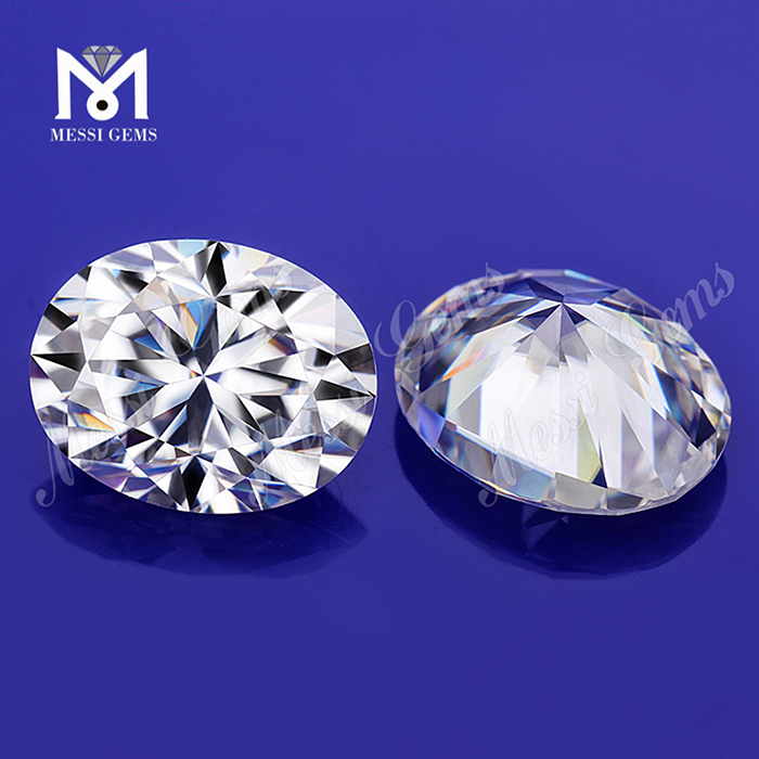 Diamante moissanita branco facetado DEF VVS Preço por quilate