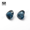 Pedras soltas naturais de corte de coração 6x6mm preço de gemas de topázio azul de londres