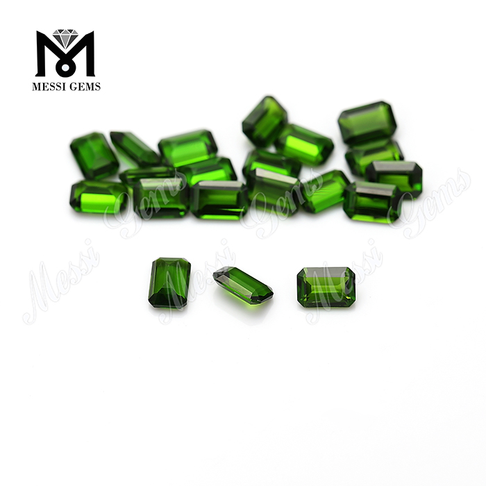 Venda imperdível pedra preciosa natural cromado diopside de corte esmeralda de alta qualidade