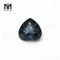 Pedras preciosas soltas em forma de coração pedra topázio azul londres natural