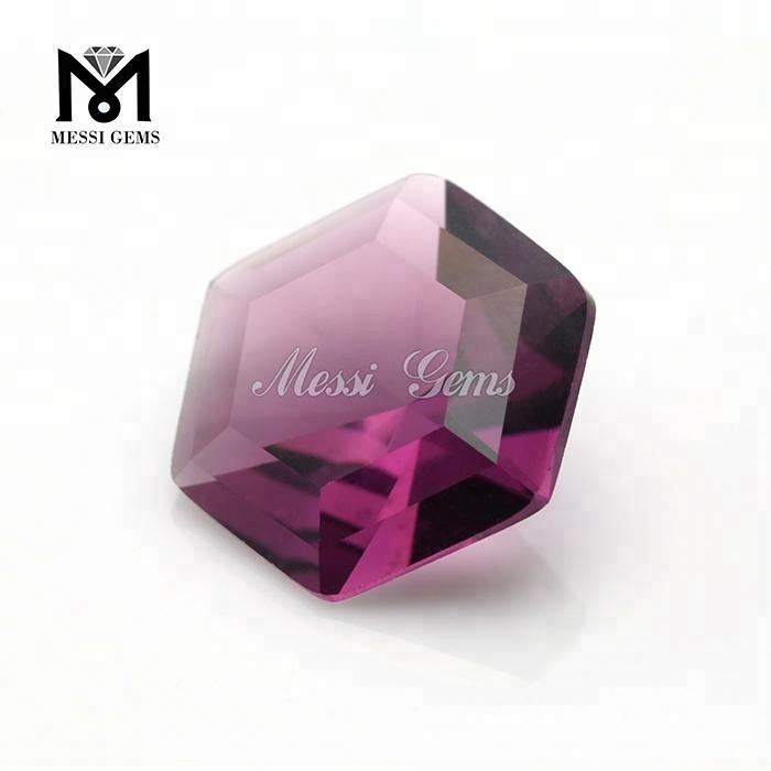 Produtos de alta qualidade gemas de vidro em forma de hexágono