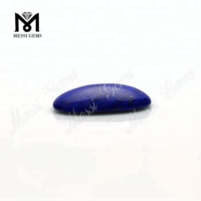 Pedra Lápis-Lazúli Azul Natural Corte Oval Solta Corte à Máquina
