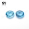 Pedra preciosa de topázio natural azul redonda de 6 mm da Messi Gems