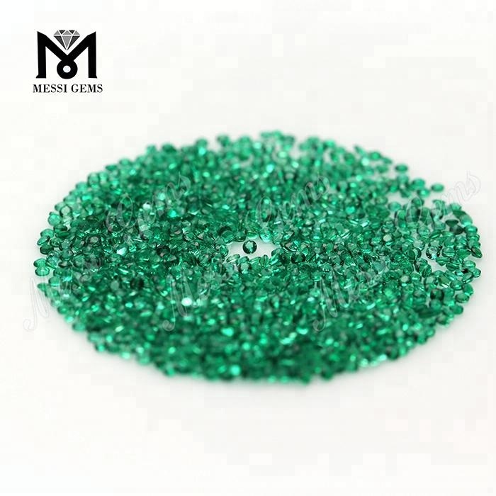 Pedras preciosas esmeraldas naturais tamanho pequeno formato redondo 1,25 mm preço pedra esmeralda