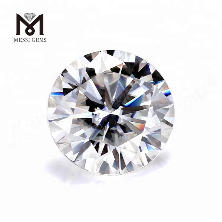 Diamante de moissanita sintético Def branco redondo Price Wuzhou Factory Messigems