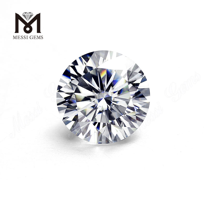 Preço de fábrica 1-3mm EF Diamante de moissanita branca Pedra de moissanita solta