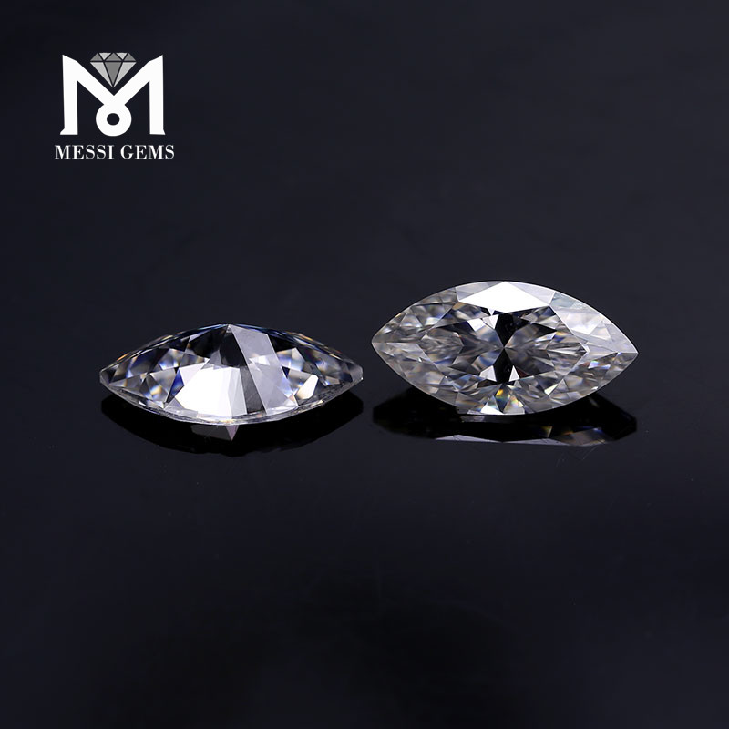Diamante em forma de marquise brilhante solto de fábrica def moissanites