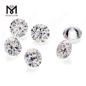 Diamante moissanite incolor sintético solto pedra preciosa 10 quilates redondo GH VVS1 China