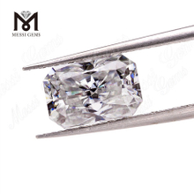 Wuzhou atacado 9x11mm octógono corte radiante branco moissanite diamante solto