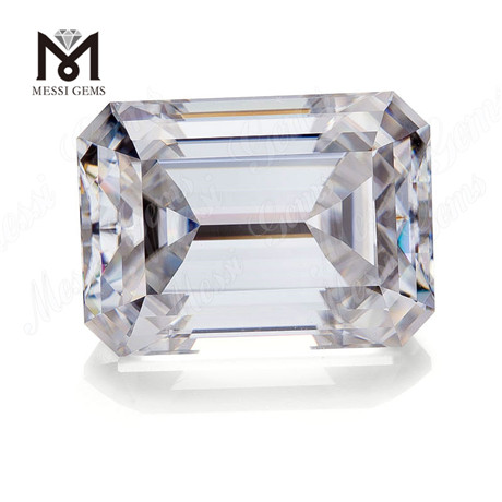 Diamante de moissanite de corte esmeralda 1 quilate preço de fábrica de moissanite sintético da China