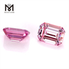 Preço de fábrica 1 quilate 6.5x5mm rosa VVS Moissanite pedra corte esmeralda para fabricação de joias