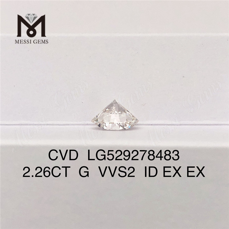 2.26CT G VVS rd diamantes de laboratório cvd diamante atacado
