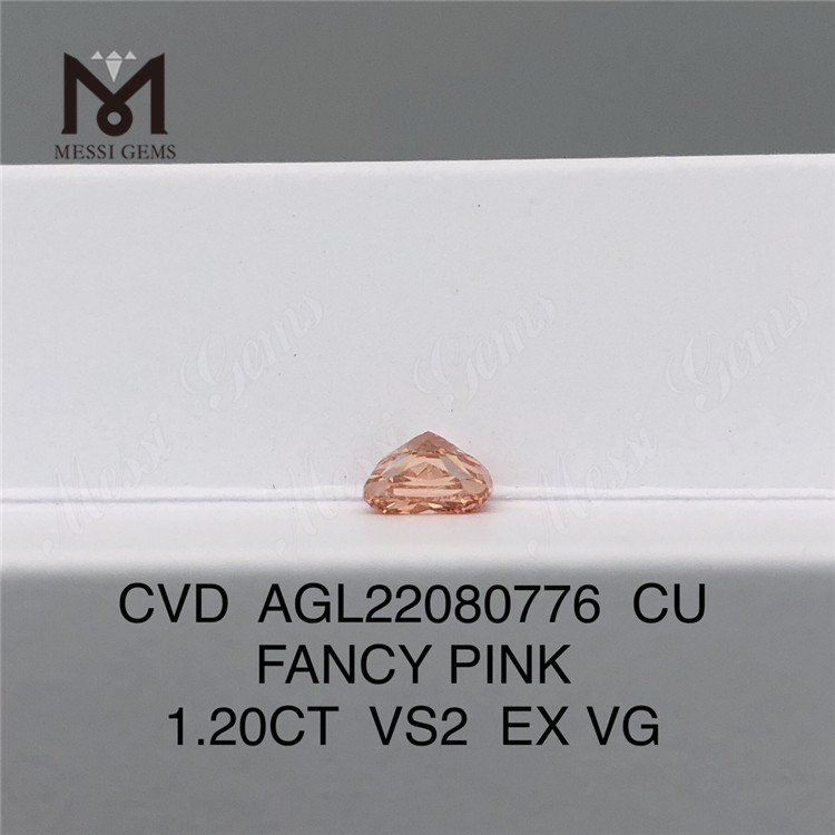 1,20 CT FANCY PINK VS2 EX VG CU diamantes feitos em laboratório rosa AGL22080776 