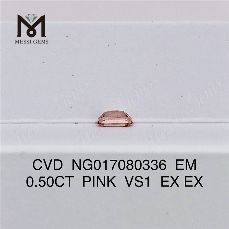 NG017080336 EM 0,50 CT ROSA VS1 EX EX CVD diamante de laboratório