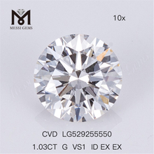 1.03CT G VS1 Venda de diamantes de laboratório avulsos ID EX EX Diamantes cultivados em laboratório por atacado 