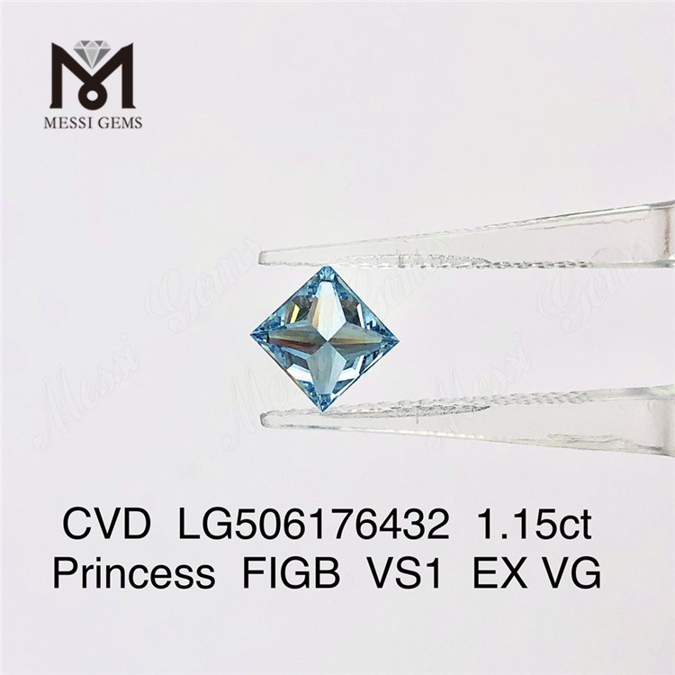 1,15 quilates Princess FIGB VS1 EX VG diamante cultivado em laboratório CVD LG506176432