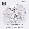 4.35CT F VS1 EX EX OV maior cvd diamante CVD LG585306639