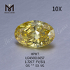 Diamante cultivado em laboratório FVY OVAL BRILLIANT de 1,72 ct SI1