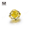 Fancy Vivid Yellow Cushion lapidado HPHT 2.02ct Diamantes cultivados em laboratório