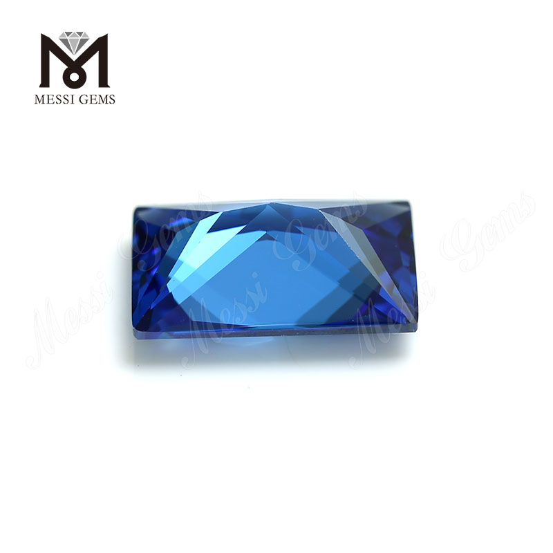 Alta Qualidade Baguete Forma 10 x 12 mm Topázio Azul CZ Zircônia Cúbica Preço Pedra
