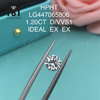 1,20 quilates D VVS1 Redondo BRILLIANT IDEAL Corte HPHT diamantes de laboratório