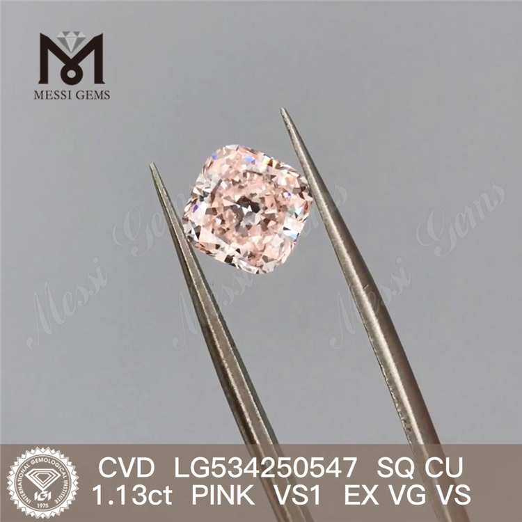 1.13ct VS1 EX VG VS CVD CU cultivado em laboratório preço de diamante rosa IGI LG534250547