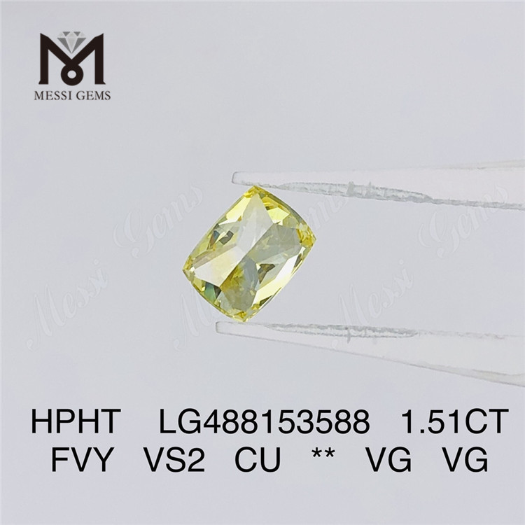 1.51CT FVY VS2 CU VG VG laboratório diamante HPHT LG488153588