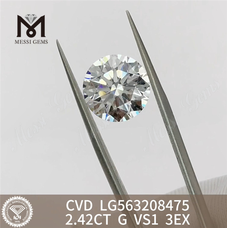 2.42CT G VS1 3EX IGI Lab Diamonds CVD para venda LG563208475丨Messigems
