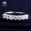 Ouro branco 18K Clássicos Design diamante anel eternidade Joias de ouro presente feminino