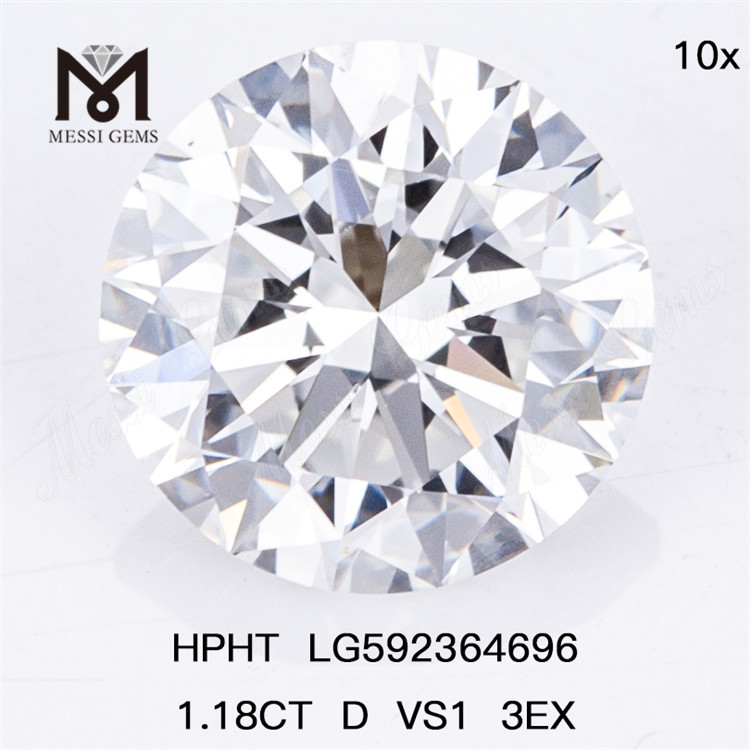 1.18CT D VS1 3EX Hthp Diamantes Soltos Fabricação HPHT Diamante LG592364696