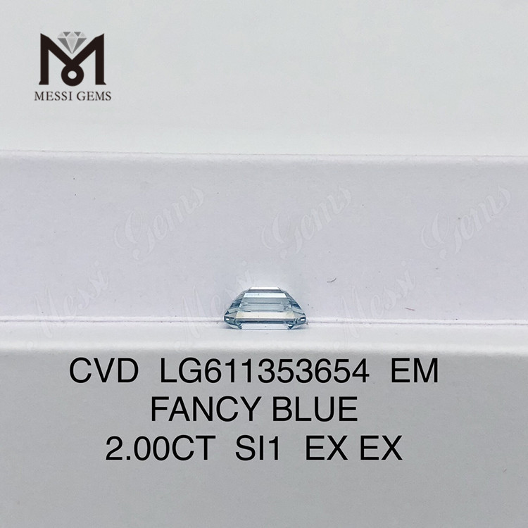 2.00CT SI1 EM FANCY BLUE Cvd Diamond Preço por quilate Preço LG611353654 