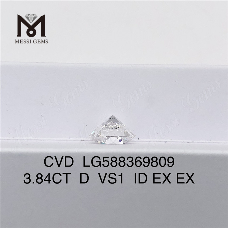 Diamante com certificação IGI de 3,84 quilates D VS1 CVD diamante Fabricação de joias exclusivas 丨Messigems LG588369809