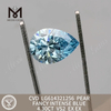 4.30CT PEAR melhor diamante simulado VS2 FANCY INTENSE BLUE丨Messigems CVD LG614321256 