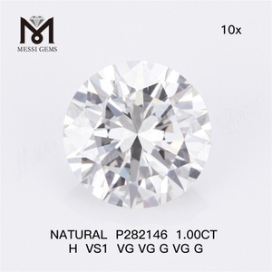 1.00CT H SI2 VG VG VG VG VG Seleção de diamante natural de 1 quilate revela beleza atemporal P282147丨Messigems