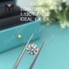 Diamantes de laboratório CVD REDONDO BRILHANTE 1,13 quilates VS2 F Corte IDEL