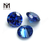 Alta qualidade forma redonda 8.0mm topázio azul cz zircônia cúbica preço pedra
