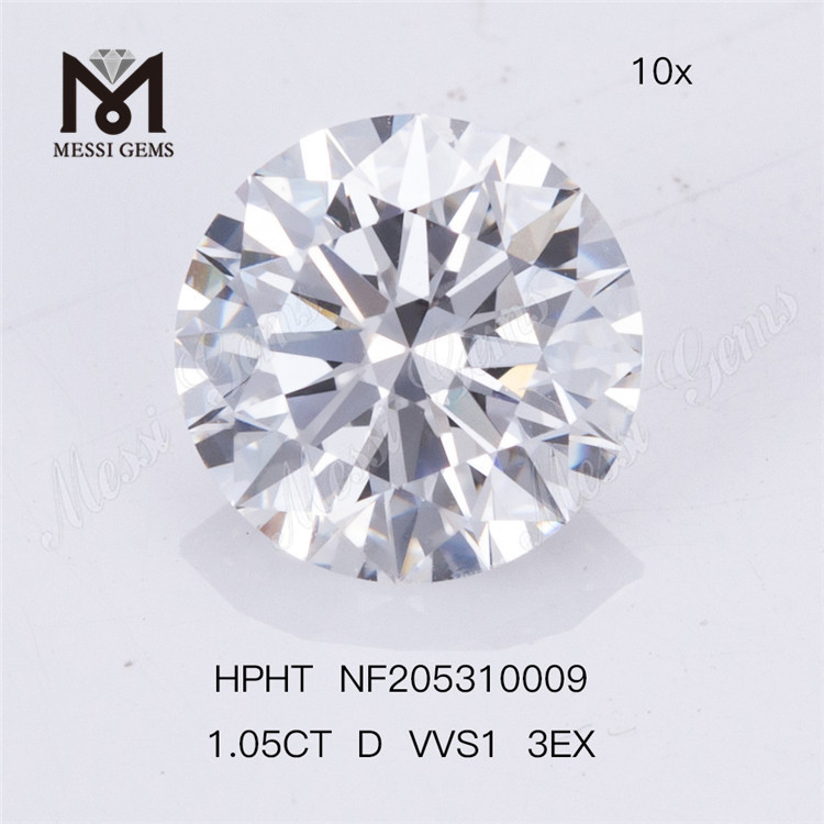 1,065ct D VVS2 RD 3EX custo de um diamante cultivado em laboratório