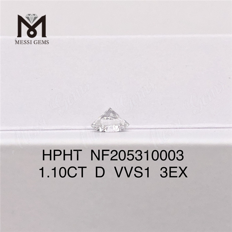 Estoque de fábrica 1,10 quilates VVS1 3EX solto HPHT Diamante sintético Diamante de laboratório